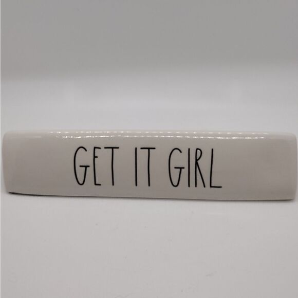 Rae Dunn Get It Girl Desk Sign - Picture 2 of 2